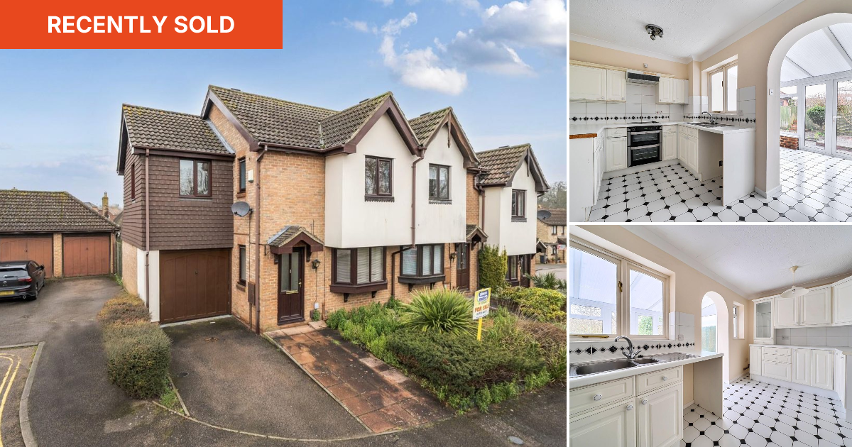 3 bed terraced house for sale in Middle Mill Road, East Malling, West ...
